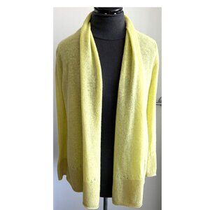 Magaschoni Lemon / Green Cashmere Blazer Sz S